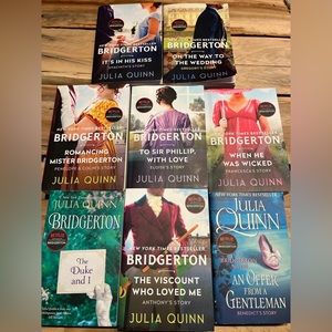 Bridgerton book collection